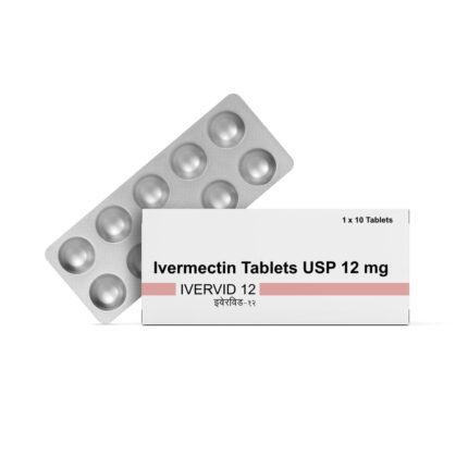 Ivermectin ( Ivervid 12 ) 12 mg - (10 Tablets Strip) Jeerima Biocare