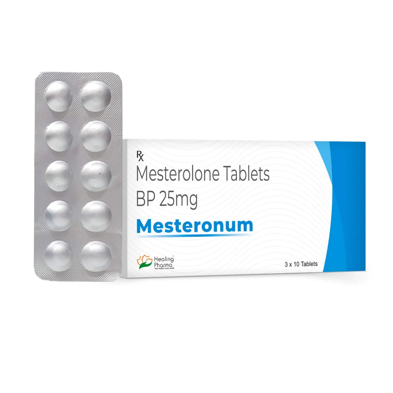 15. PROVIRON (MESTEROLONE) 25MG - PER TAB – 10 TABLETS – HEALING PHARMA