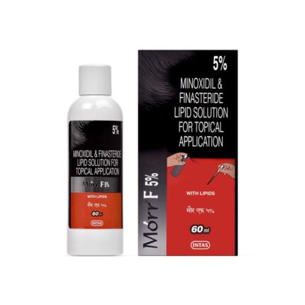 Minoxidil & Finasteride Lipid Solution 5% (morr – F) – 60ml Bottle – Intas Pharmacuetical